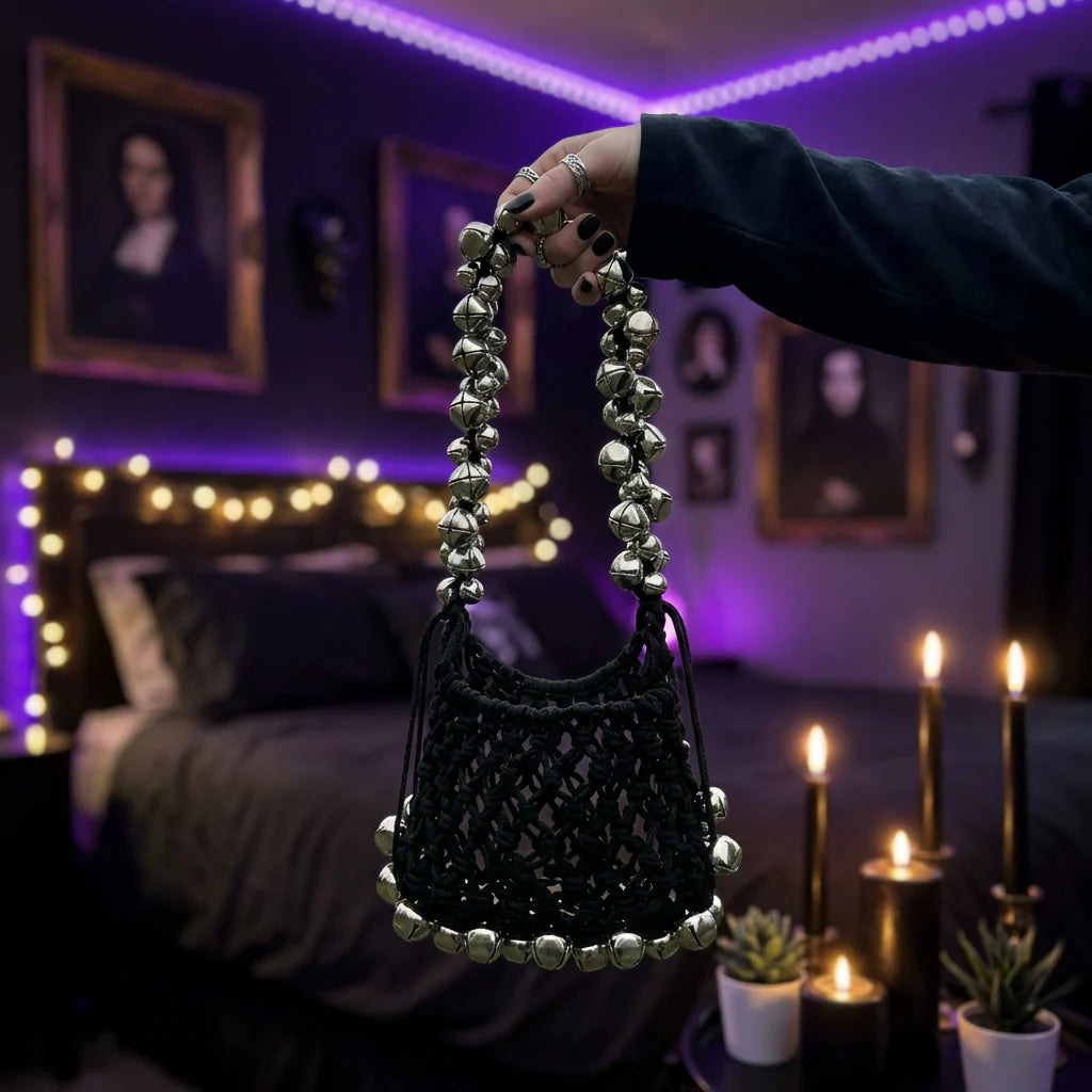 Goth Crochet Bag