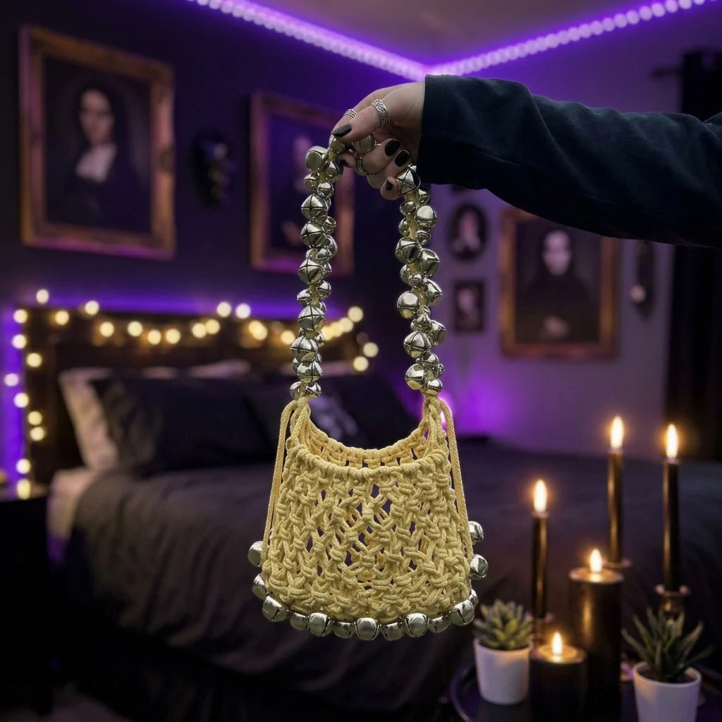 Goth Crochet Bag